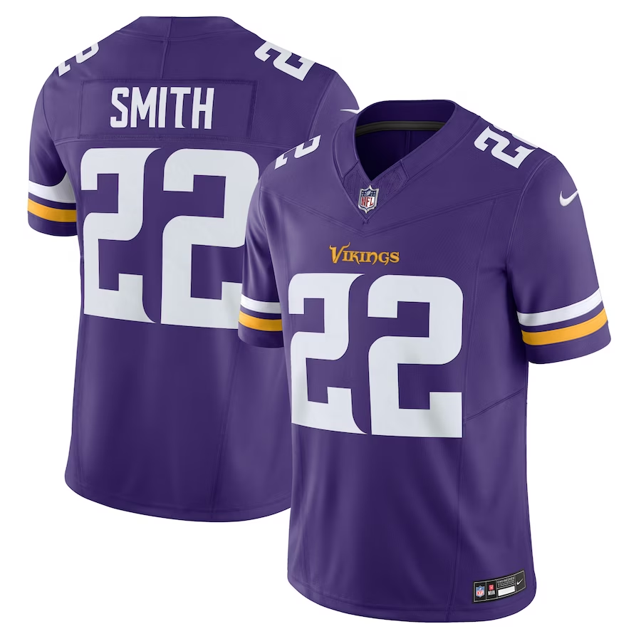 Minnesota Vikings #22 Harrison Smith Nike Purple Vapor F.U.S.E. Limited Jersey