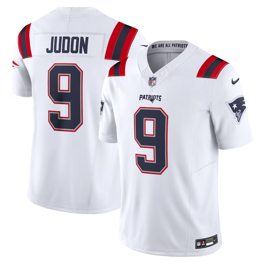 New England Patriots #9 Matthew Judon Nike White Vapor F.U.S.E. Limited Jersey