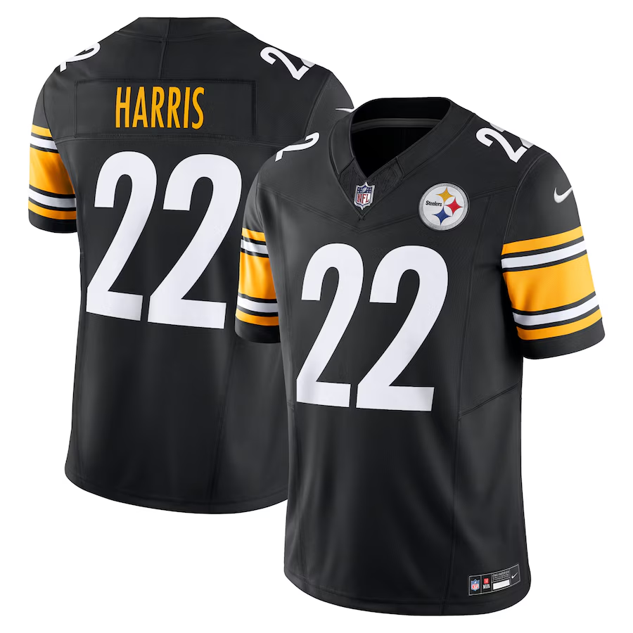 Pittsburgh Steelers #22 Najee Harris Nike Black Vapor F.U.S.E. Limited Jersey