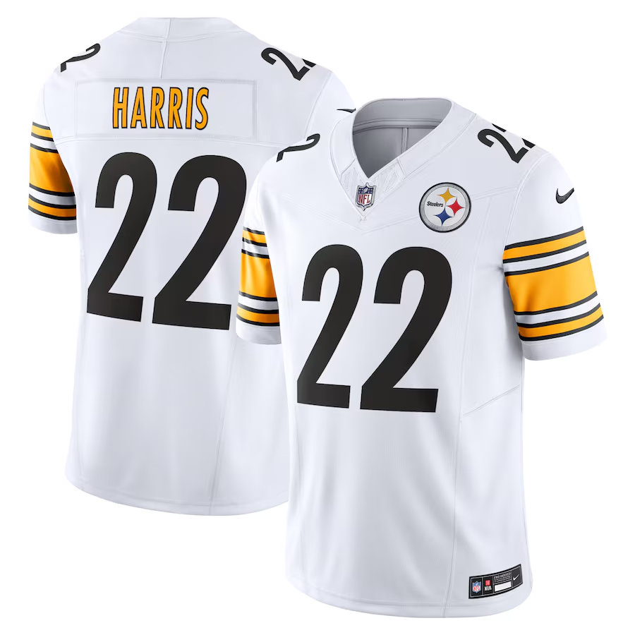 Pittsburgh Steelers #22 Nike Najee Harris White Vapor F.U.S.E. Limited Jersey