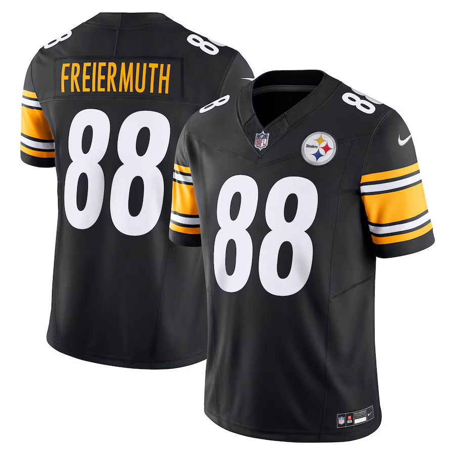 Pittsburgh Steelers #88 Pat Freiermuth Nike Black Vapor F.U.S.E. Limited Jersey