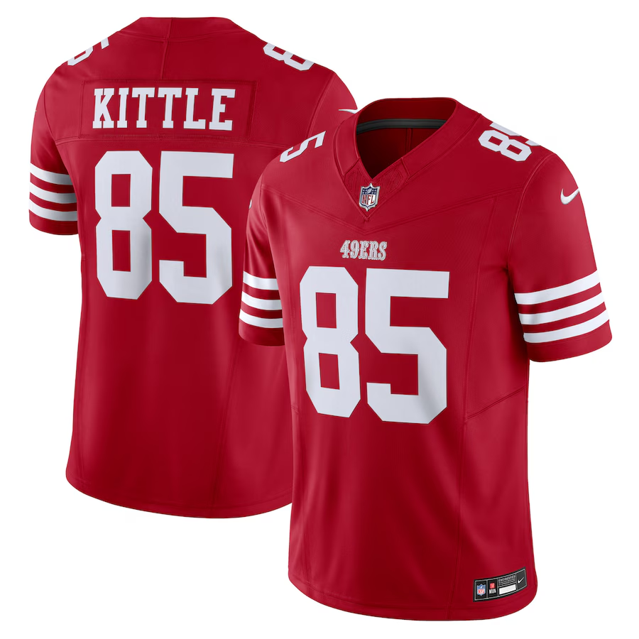 San Francisco 49ers #85 George Kittle Nike Scarlet Vapor F.U.S.E. Limited Jersey