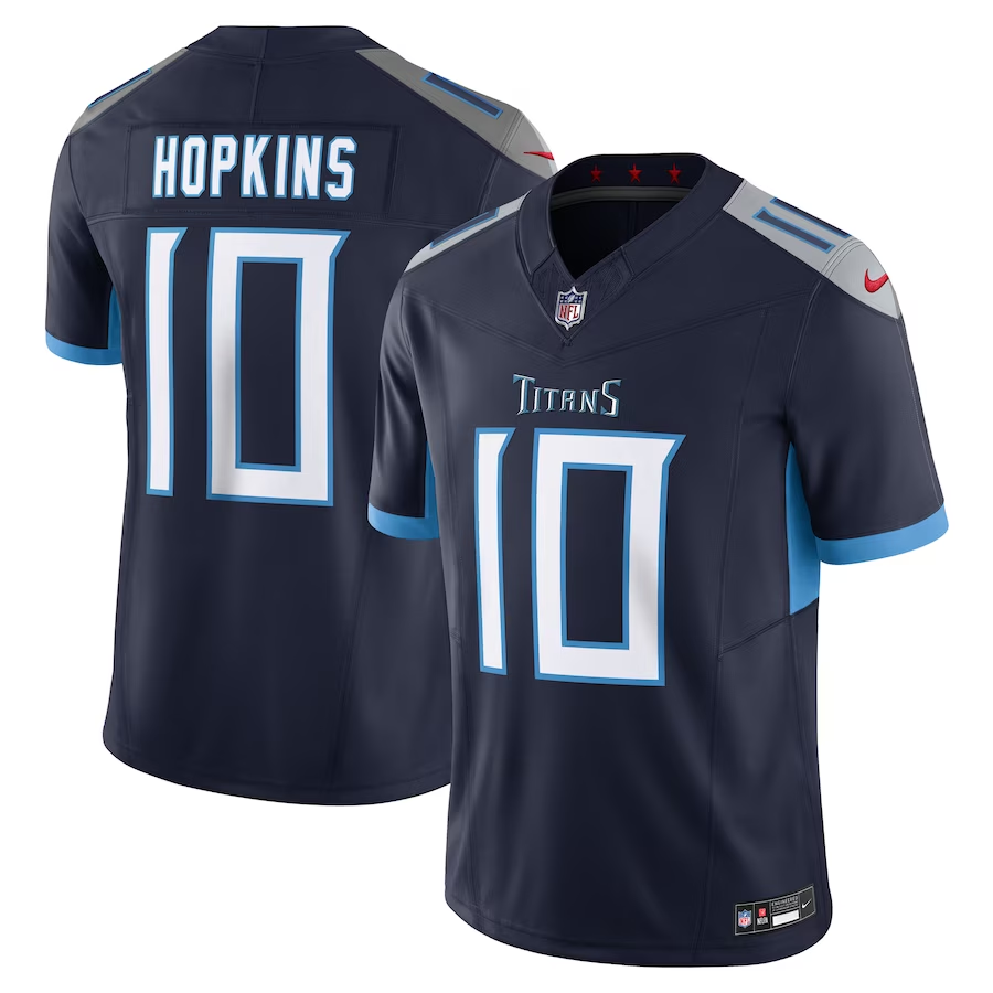 Tennessee Titans #10 DeAndre Hopkins Nike Navy Vapor F.U.S.E. Limited Jersey