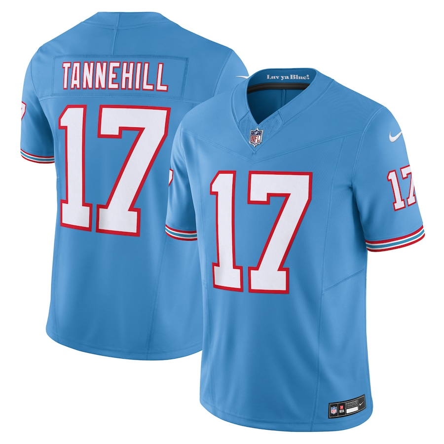 Tennessee Titans #17 Ryan Tannehill Nike Light Blue Vapor F.U.S.E. Limited Jersey