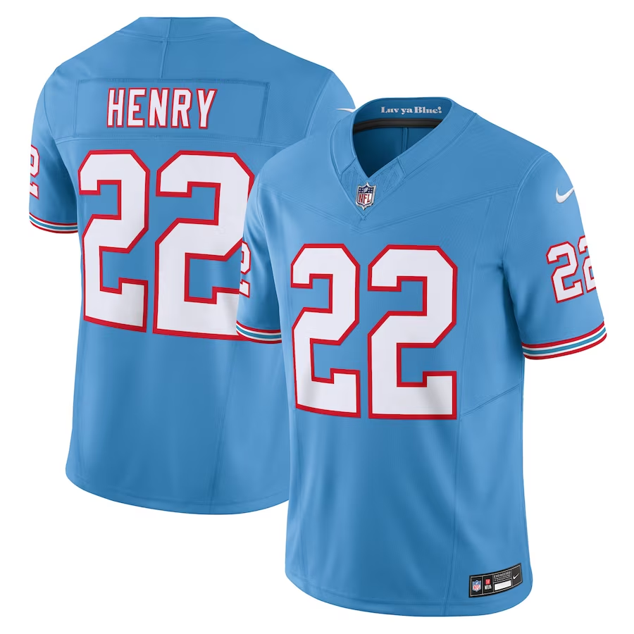 Tennessee Titans #22 Derrick Henry Nike Light Blue Vapor F.U.S.E. Limited Jersey