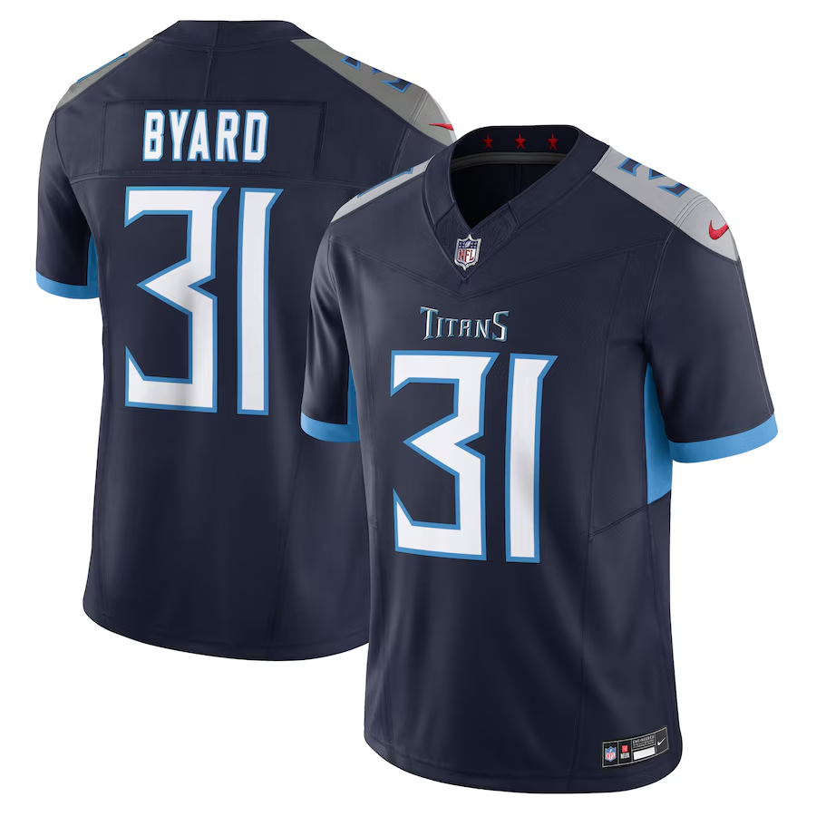 Tennessee Titans #31 Kevin Byard Nike Navy Vapor F.U.S.E. Limited Jersey