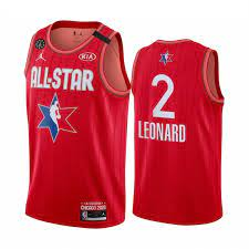 Men’s Los Angeles Clippers #2 Kawhi Leonard Red Jordan Brand 2020 All-Star Game Swingman Stitched NBA Jersey