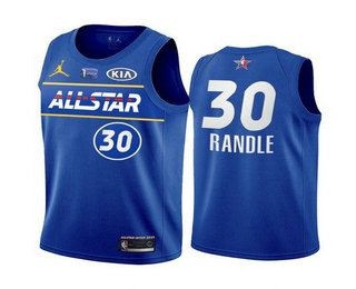 Men’s 2021 All-Star #30 Julius Randle Blue Eastern Conference Stitched NBA Jersey