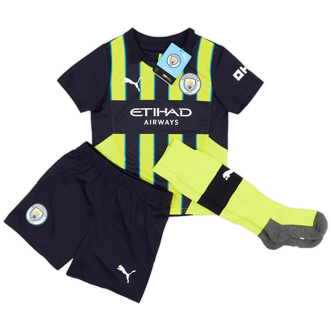 Kids Manchester City Away Full Kit 2024/25
