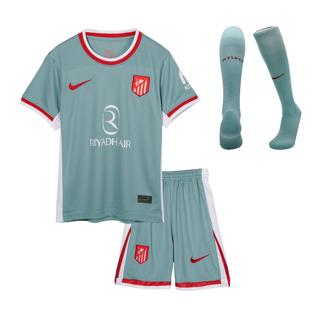 Kids Atletico Madrid Away Full Kit 2024/25