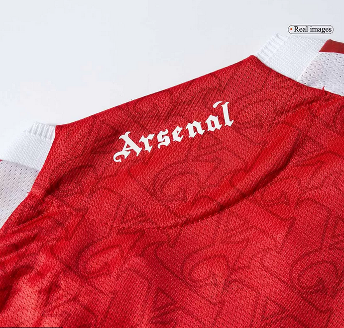 RICE #41 Arsenal Home Match Jersey Player Version 2025/26