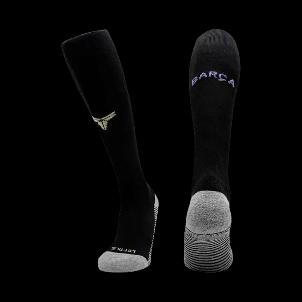 Kids Barcelona Away Soccer Socks - Black 2025/26