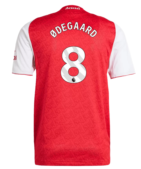 ØDEGAARD #8 Arsenal Home Match Jersey Player Version 2025/26