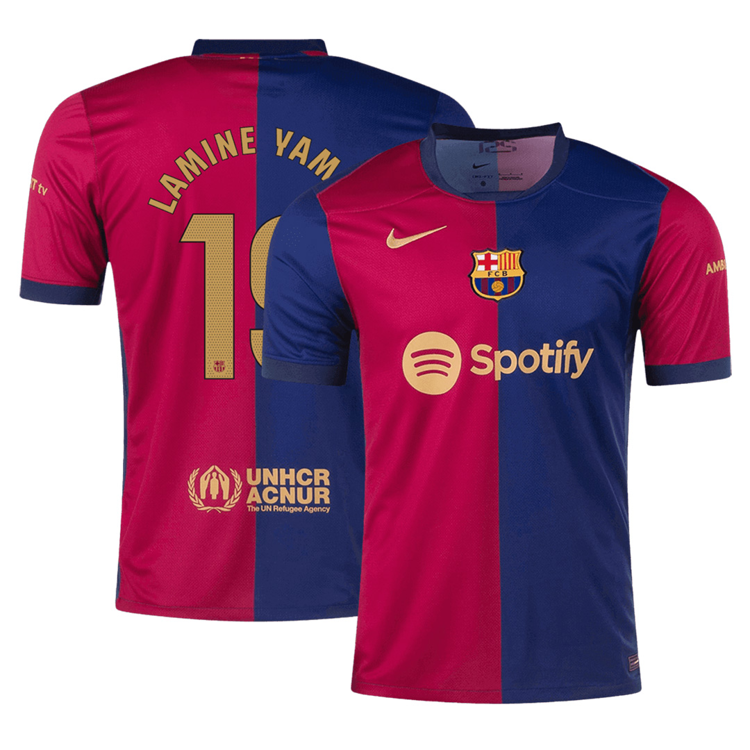 LAMINE YAMAL #19 Barcelona Home Jersey 202425