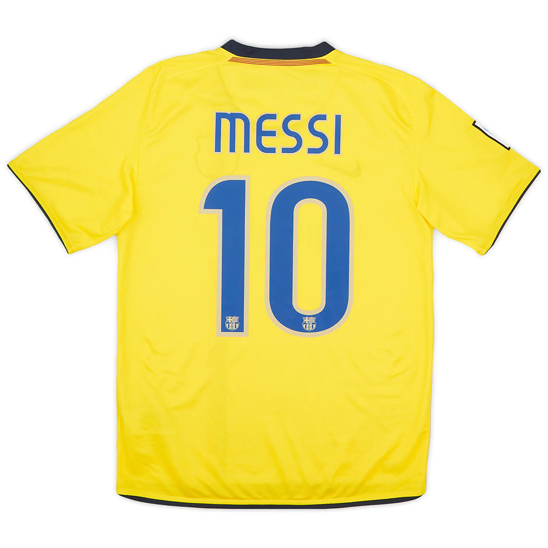 Messi #10 Retro Barcelona Away Jersey 2008/09