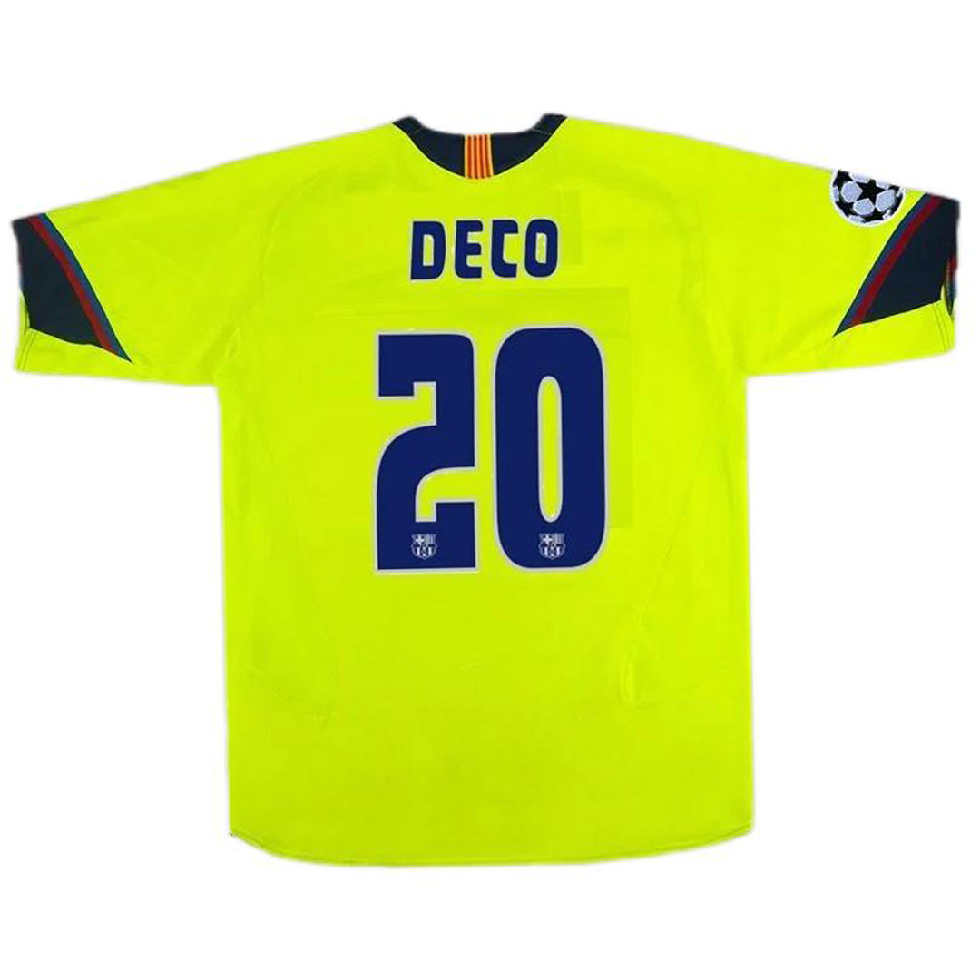 Deco #20 Retro Barcelona Away Jersey 200506