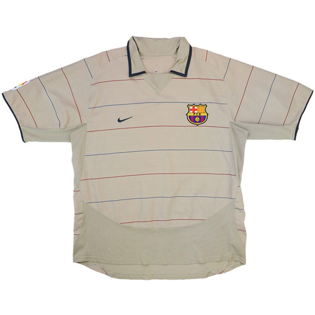 Ronaldinho #10 Retro Barcelona Away Jersey 200305
