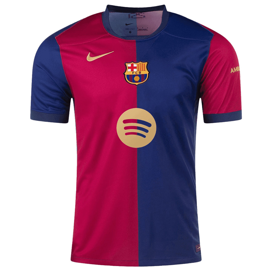 Barcelona Home Spotify Logo Without Text Jersey 2024/25