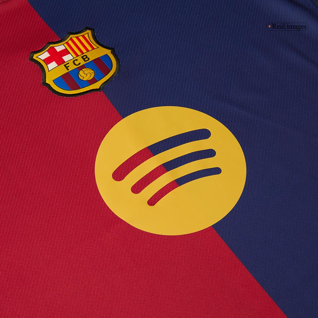 Barcelona 125th Anniversary Spotify Logo Without Text Home Jersey 2024/25