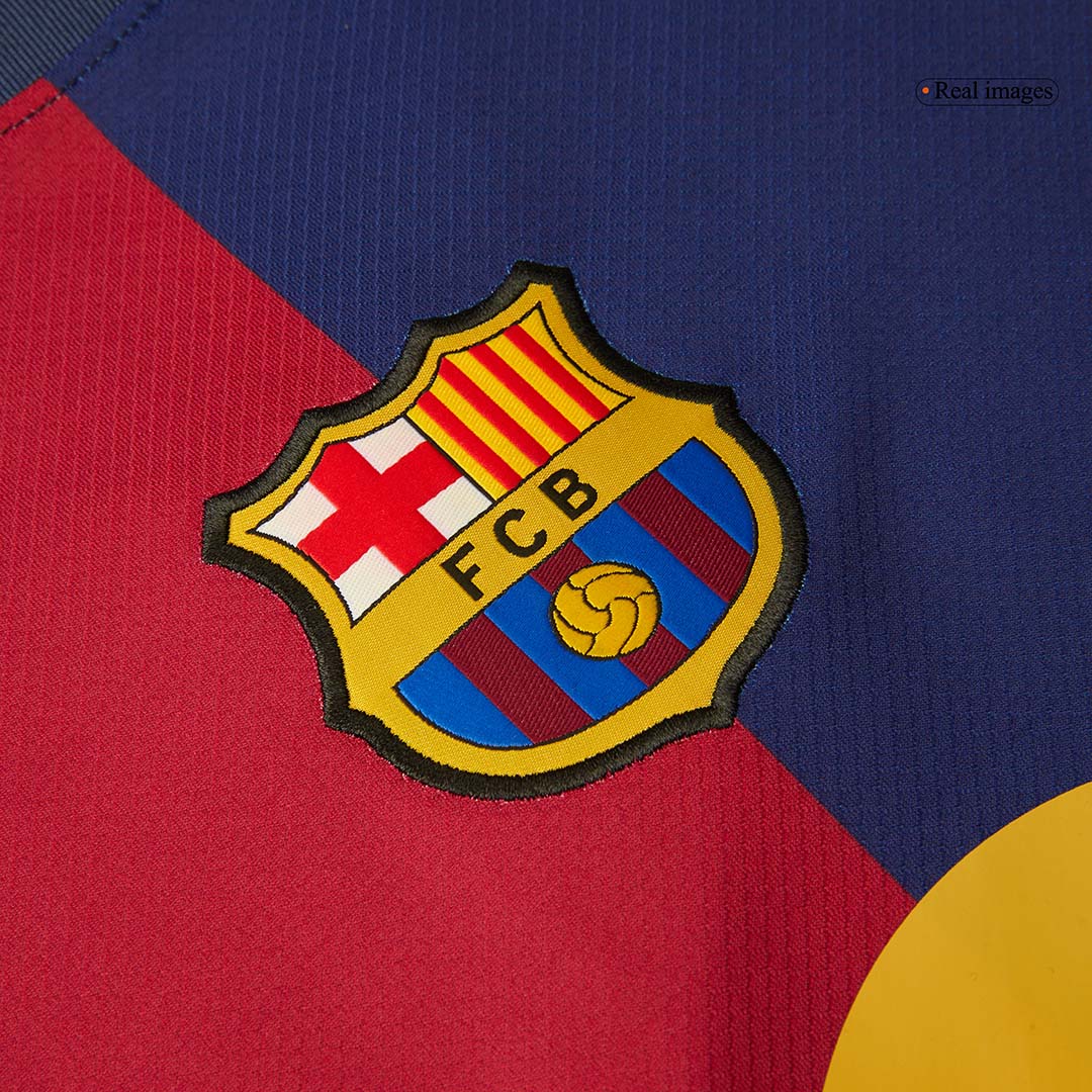Barcelona 125th Anniversary Spotify Logo Without Text Home Jersey 2024/25