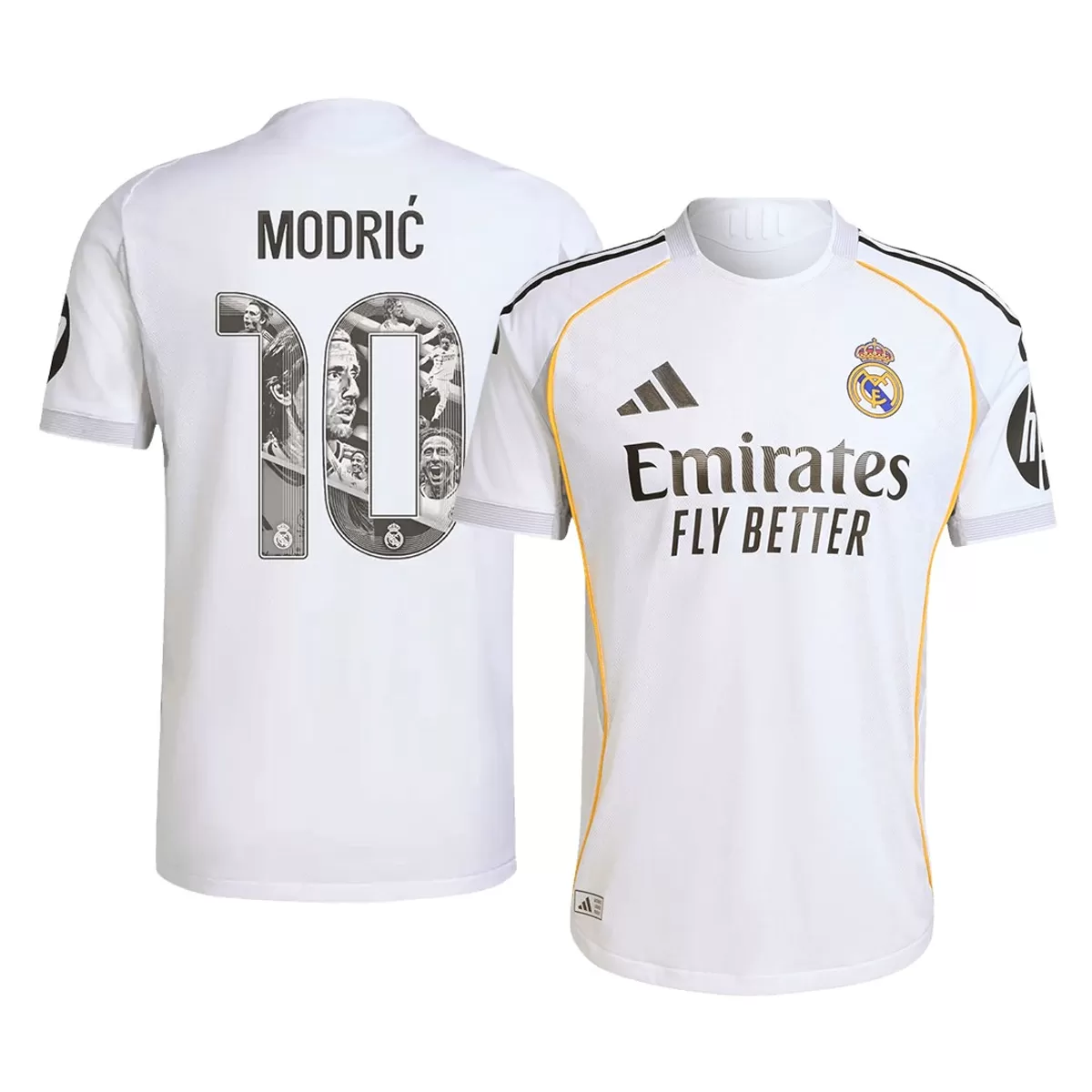 MODRIĆ Special #10 Real Madrid Home Match Jersey 2025/26