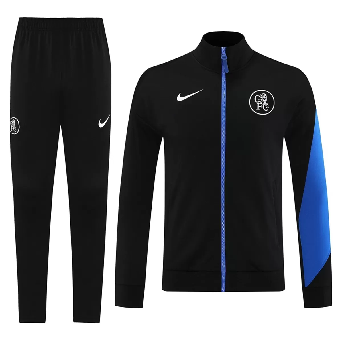 Chelsea Training Tracksuit Kit(Jacket+Pants) Black 2025/26