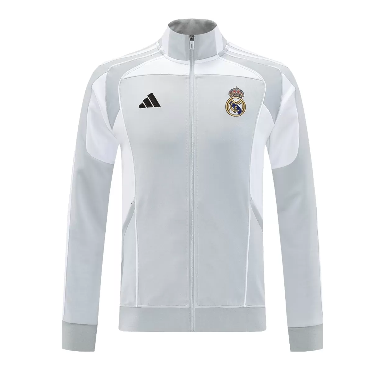 Real Madrid Anthem Jacket 07 Gray 2025/26