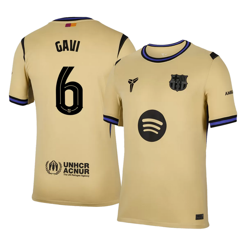 GAVI #6 Barcelona Away Jersey 2025/26 - UCL
