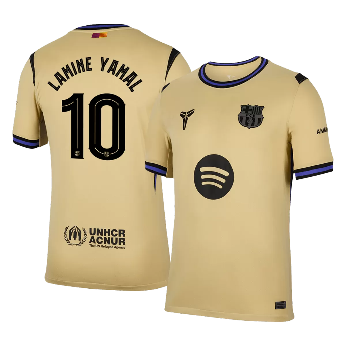 LAMINE YAMAL #10 Barcelona Away Jersey 2025/26 - UCL