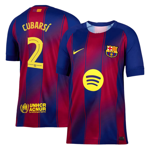 CUBARSÍ #2 Barcelona Home Jersey 2025/26 - UCL
