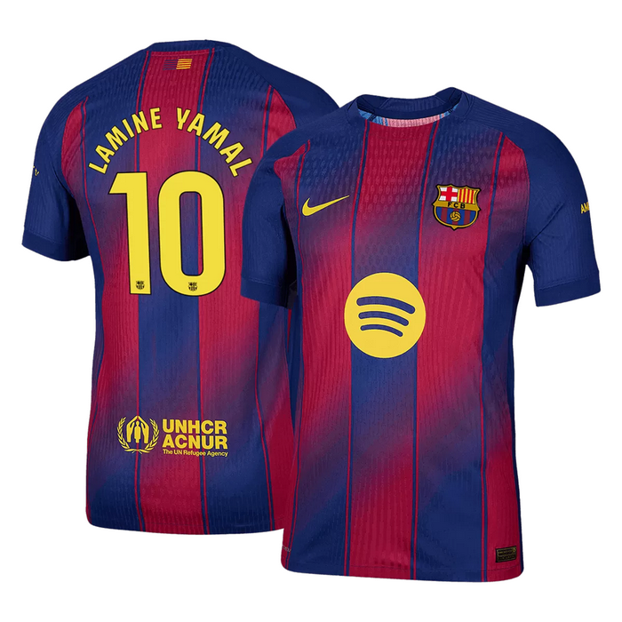 LAMINE YAMAL #10 Barcelona Home Match Jersey Player Version 2025/26