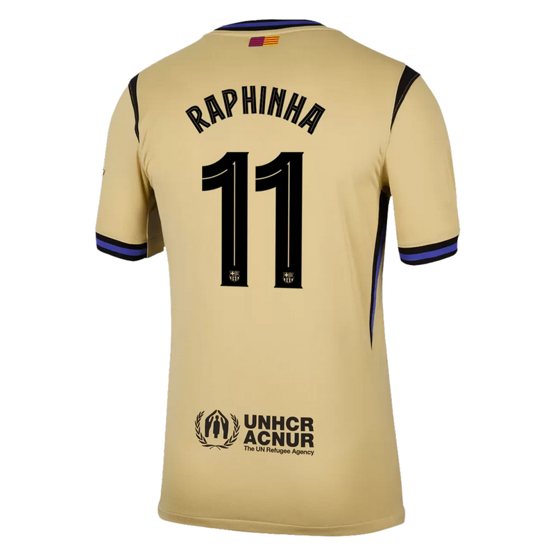 RAPHINHA #11 Barcelona Away Jersey 2025/26 - UCL