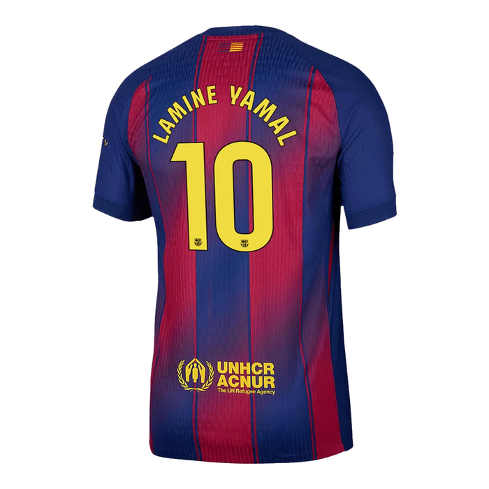 LAMINE YAMAL #10 Barcelona Home Match Jersey Player Version 2025/26