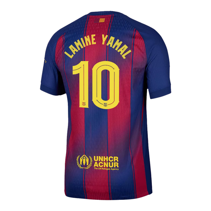LAMINE YAMAL #10 Barcelona Home Match Jersey Player Version 2025/26 - UCL