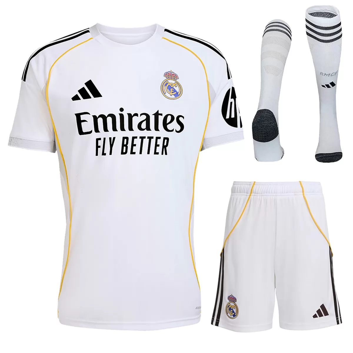 Real Madrid Home Jersey Full Kit 2025/26