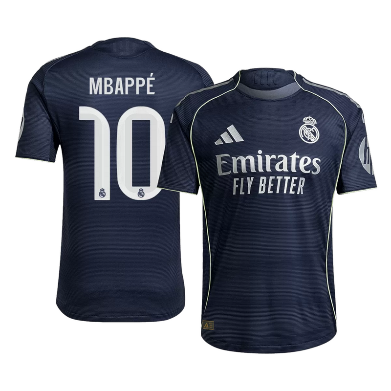 MBAPPÉ #10 Real Madrid Away Match Jersey Player Version 2025/26