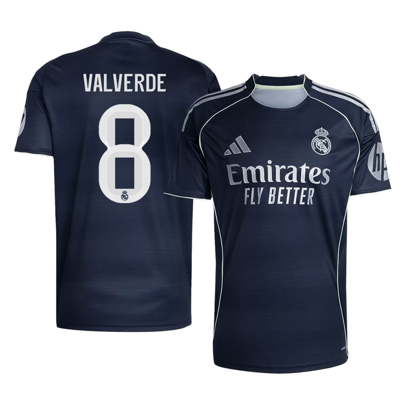 VALVERDE #8 Real Madrid Away Jersey 2025/26
