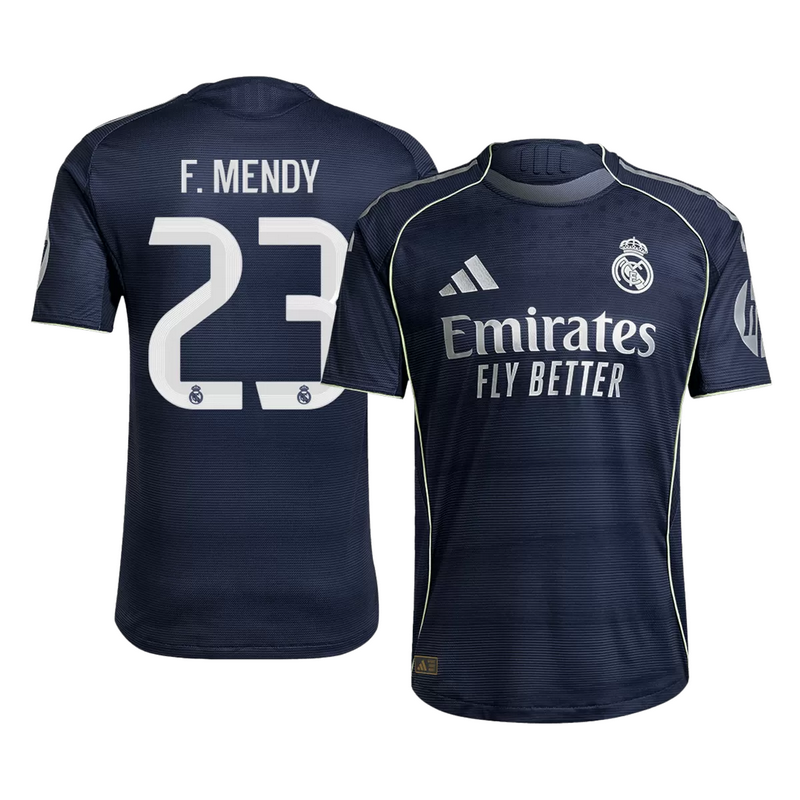 F.MENDY #23 Real Madrid Away Match Jersey Player Version 2025/26