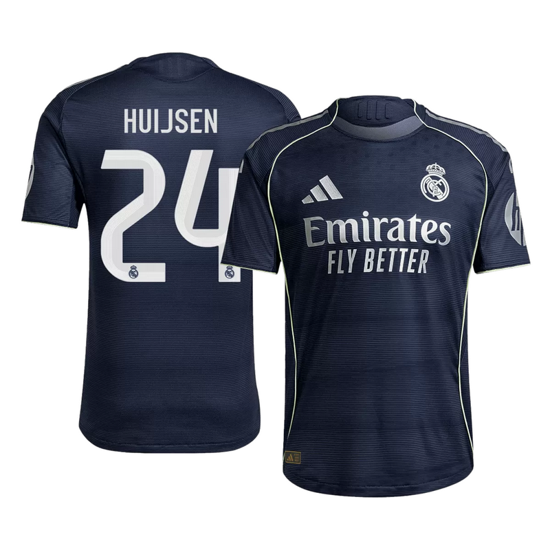HUIJSEN #24 Real Madrid Away Match Jersey Player Version 2025/26