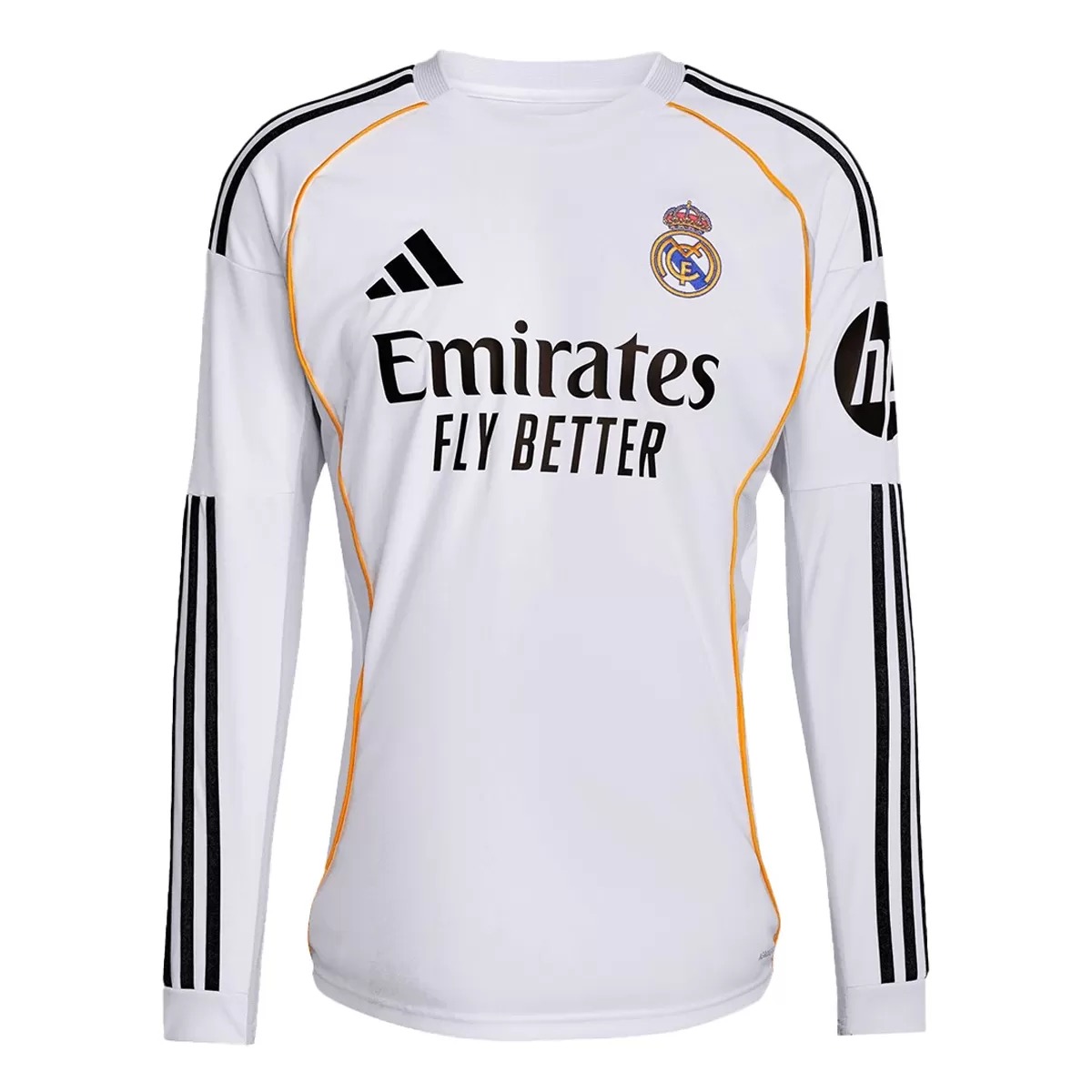 Real Madrid Home Long Sleeve Jersey 2025/26