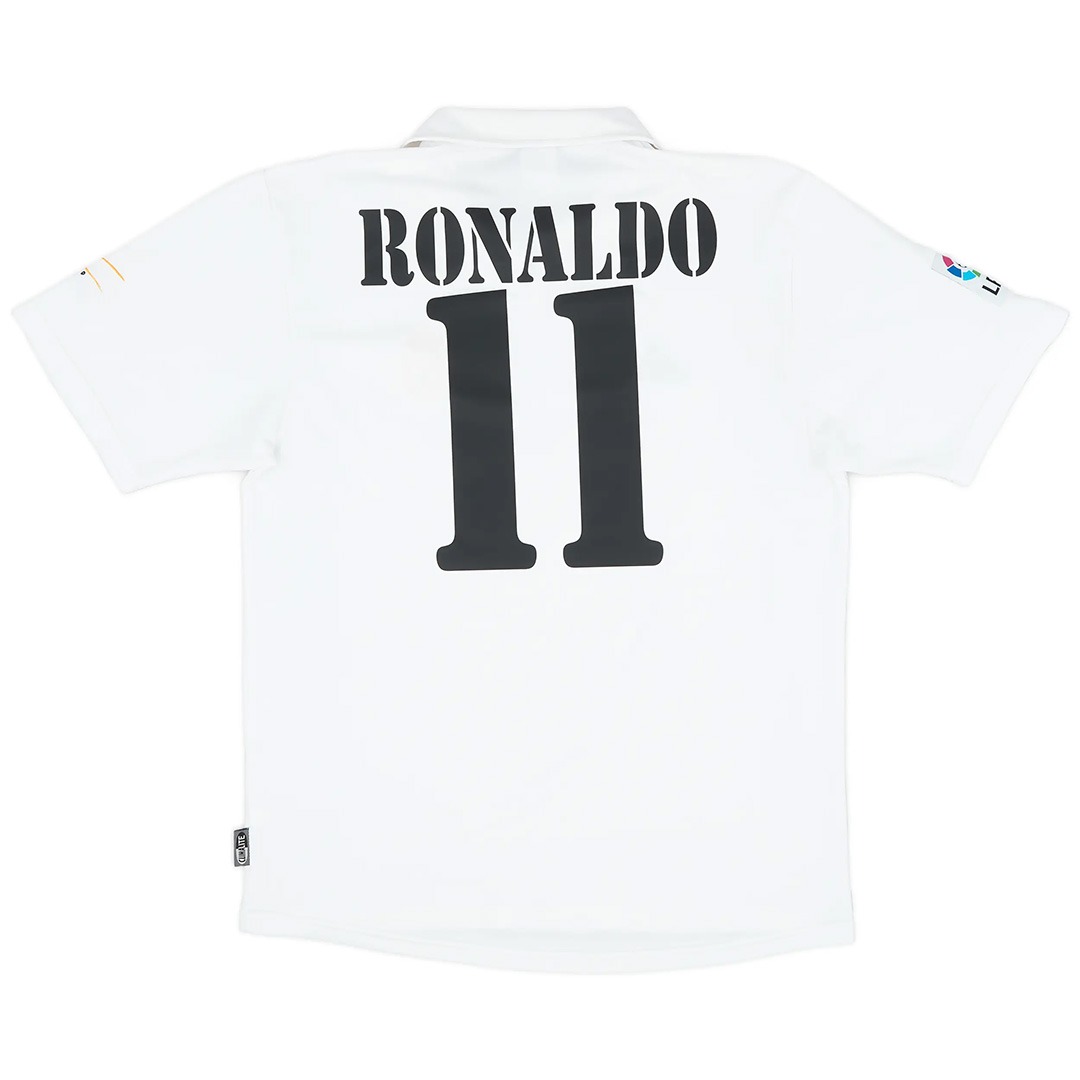 RONALDO #11 Retro Real Madrid Centenary Home Jersey 2002/03
