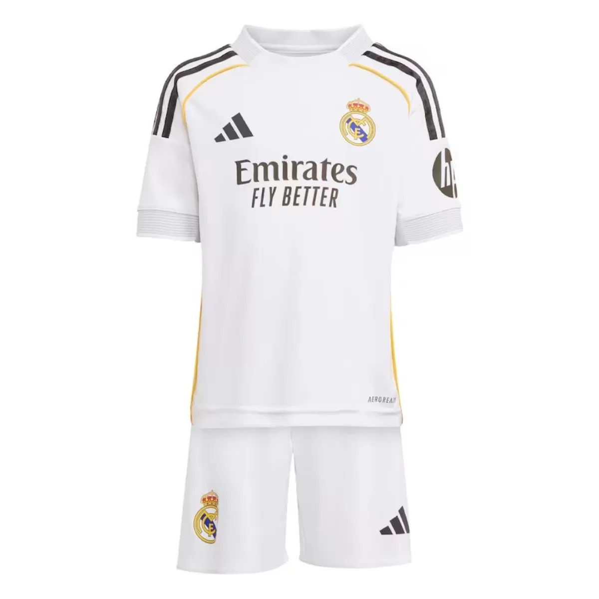 Kids Real Madrid Home Jersey Kit 2025/26