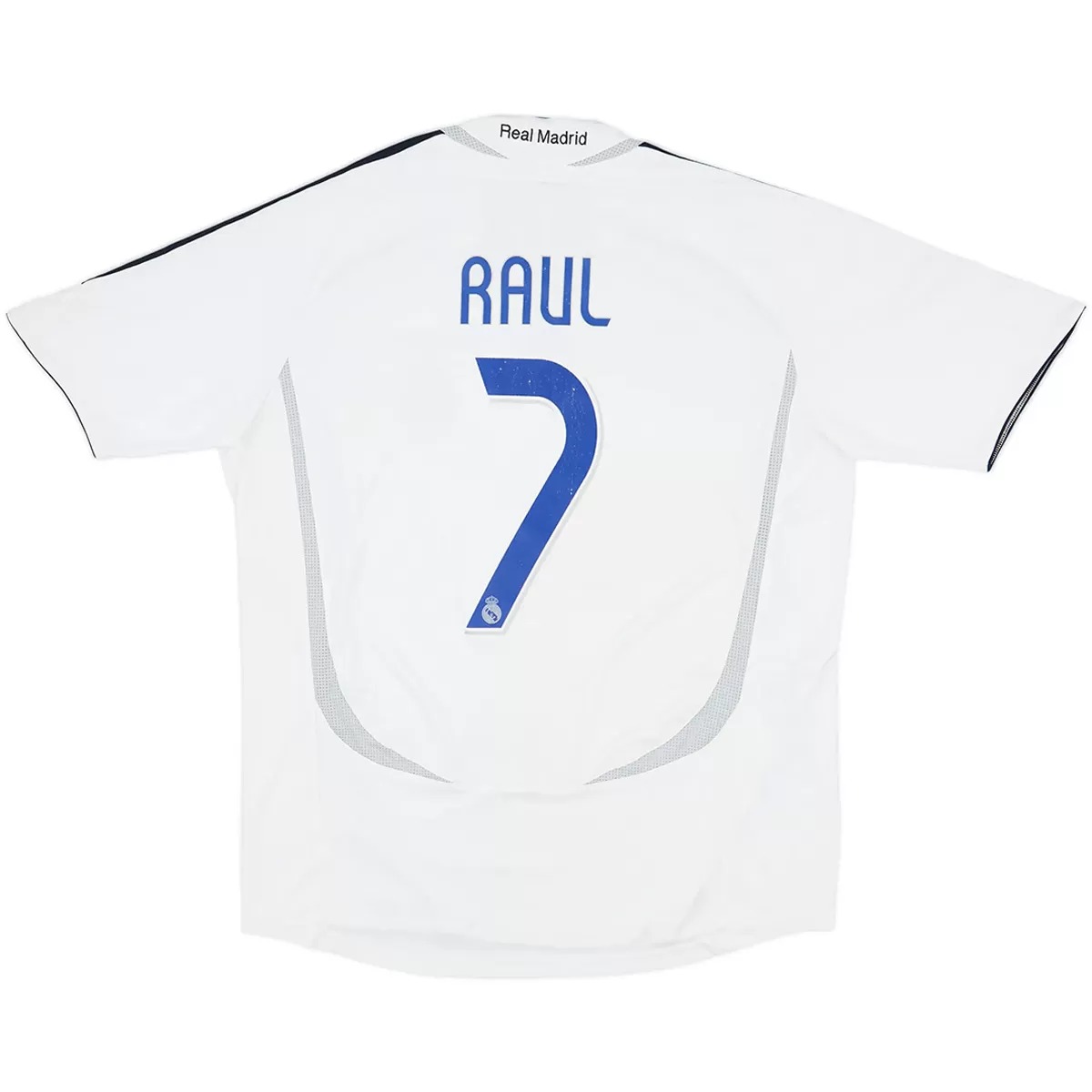 RAUL #7 Retro Real Madrid Home Jersey 2006/07