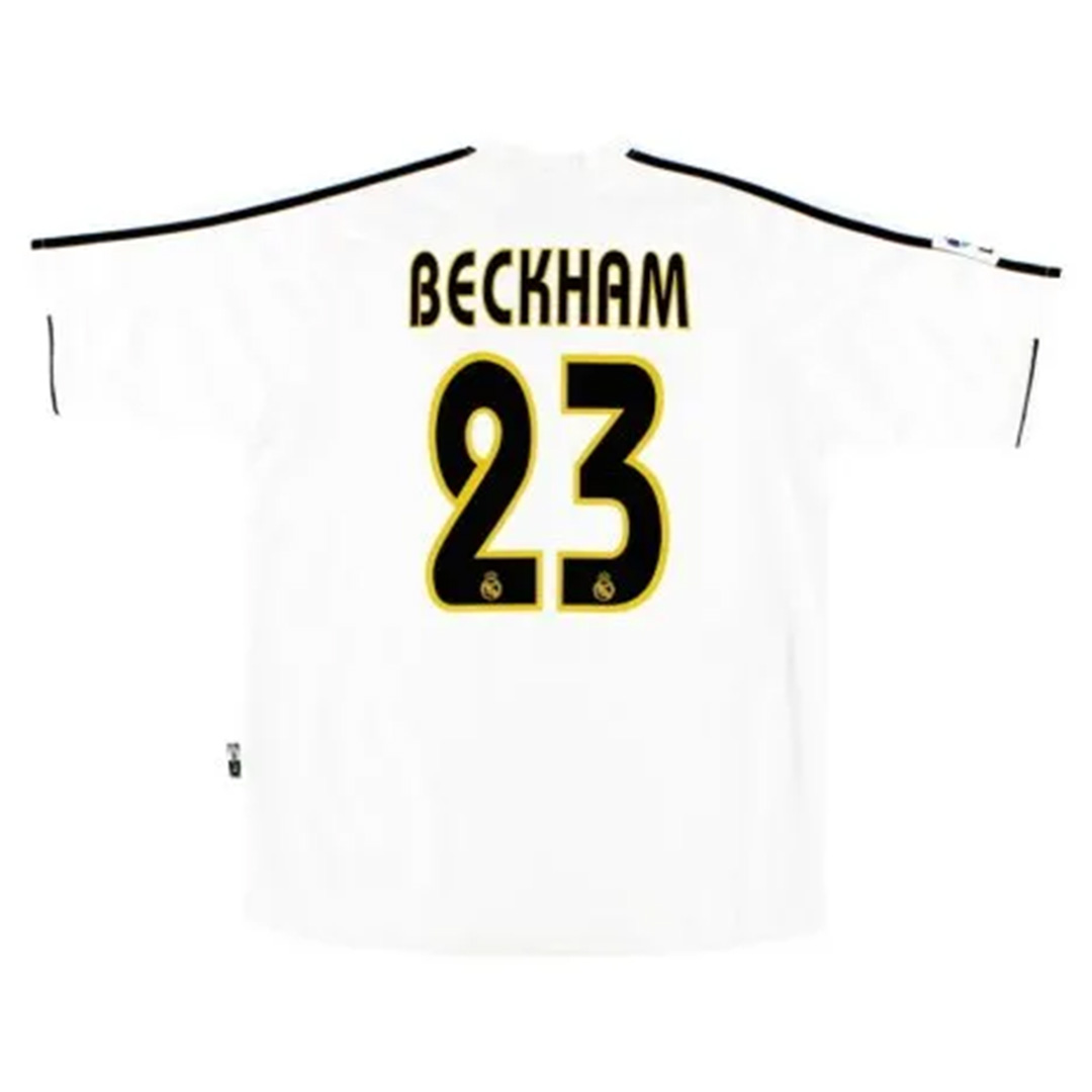 BECKHAM #23 Retro Real Madrid Home Jersey 2003/04