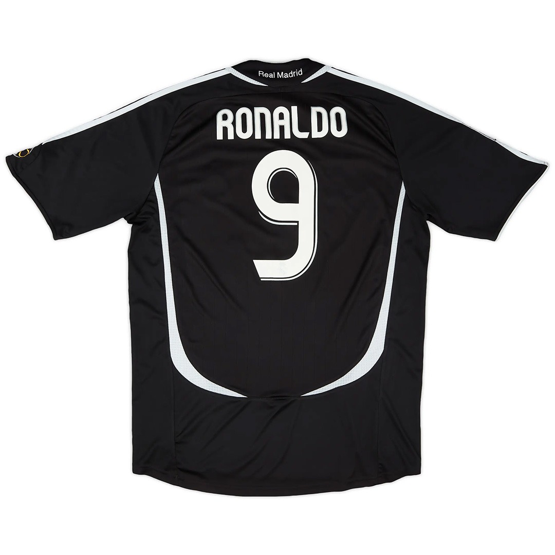Ronaldo #9 Retro Real Madrid Away Jersey 2006/07
