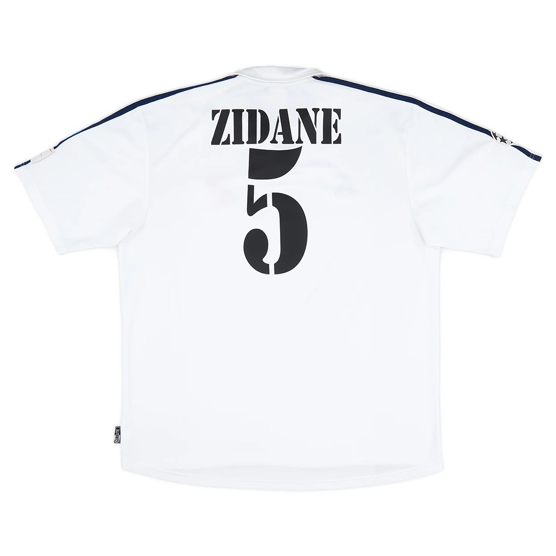 Zidane #5 Retro Real Madrid Centenary Home Jersey 2002/03
