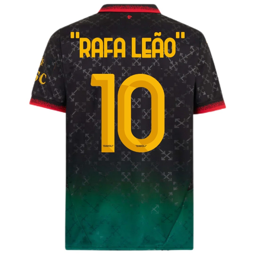"RAFA LEAO" #10 AC Milan Fourth Jersey 2024/25