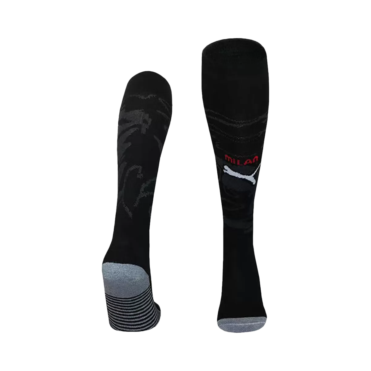 Kids AC Milan Home Soccer Socks - Black 2025/26