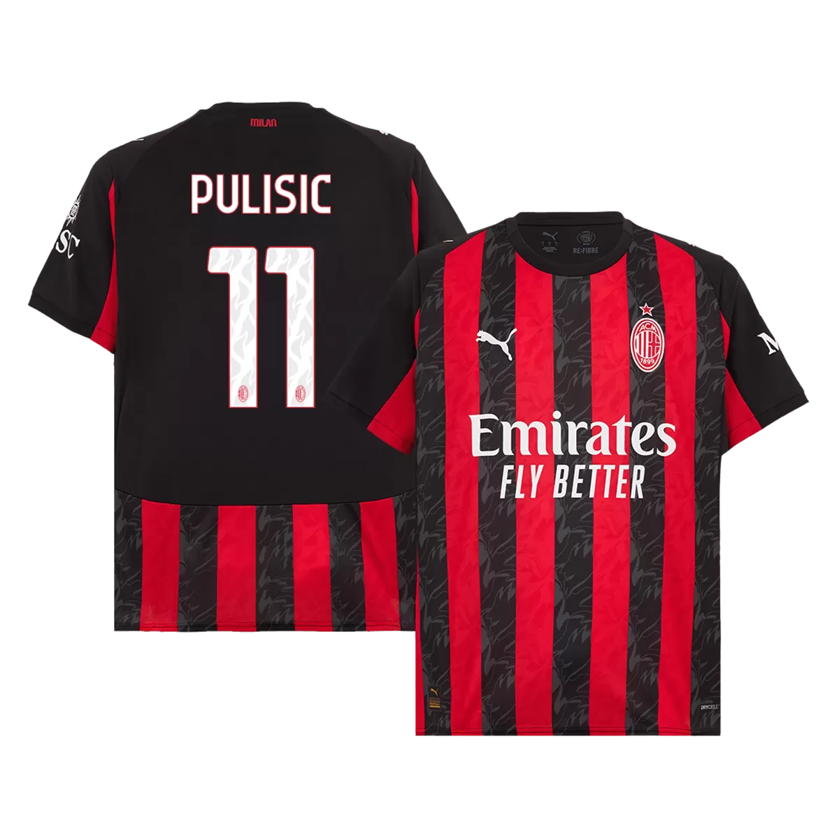 PULISIC #11 AC Milan Home Jersey 2025/26 - [Super Replica]