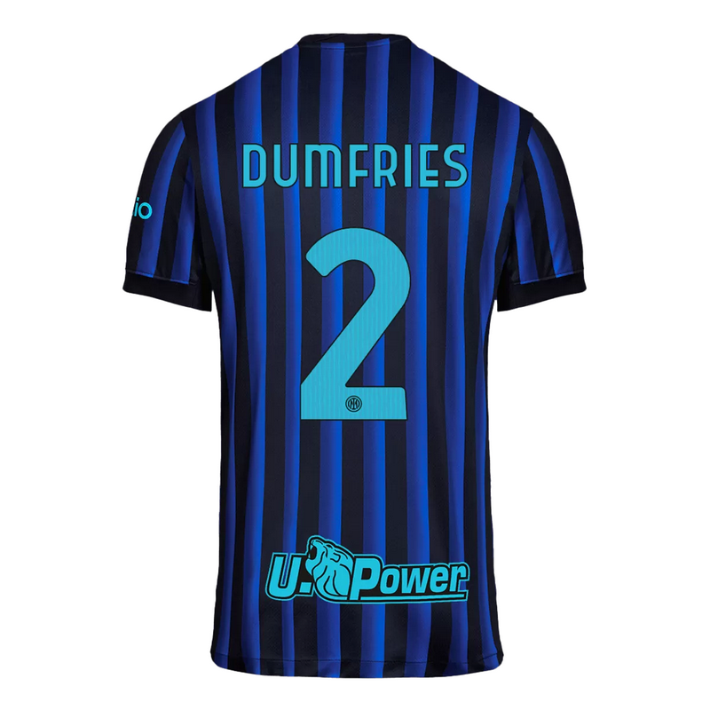 DUMFRIES #2 Inter Milan Home Jersey 2025/26